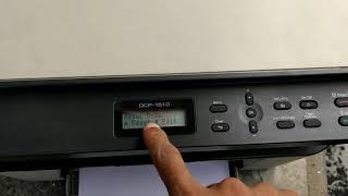 Brother DCP-1510 Replace Toner (reset)