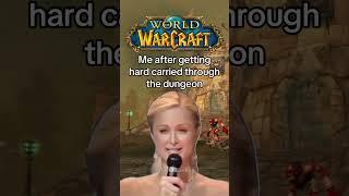 Me after getting hard carried through the dungeon #worldofwarcraft #warcraft #mmo #mmorpg #gaming