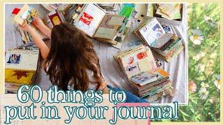 60 souvenirs to fill your journal or scrapbook!
