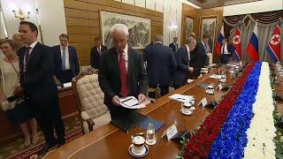 Des ministres russes expulsés de la salle de négociation à Pyongyang