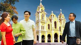 Ly Tu Diep and CEO James Pray for the New Pope - Reunite After Mass.