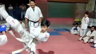 arshaman Nadeem vs taha belt test shinkyokushinkai karate wko