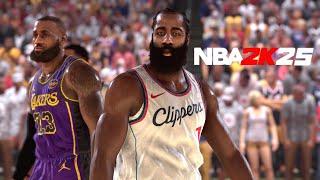 DUEL IN LA | LAKERS vs CLIPPERS | NBA 2K25 CONCEPT GAMEPLAY | K4RL