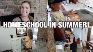 SUMMER LEARNING AND NOT READY FOR SCHOOL!  | VLOG