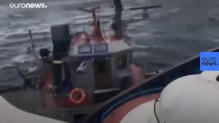 Watch: Russian vessel rams Ukraine boat