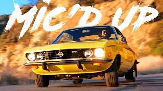 Mic'd Up Drive: 1973 Opel Manta A - Mountain Climbing at Sunset