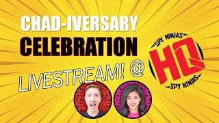 Chad-iversary LIVE @ Spy Ninjas HQ! Chad Wild Clay's Birthday and HQ 1-Year Celebration!!!