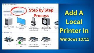 How To Add A Local Printer In Windows 10 11