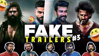 FAKE MOVIE TRAILERS REACTION # 3 || Spirit || Virat Kohli: Jersey No 18 || KGF 3