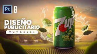 Photoshop Tutorial | Diseño Publicitario Paso a Paso + Editable | Advertising Design Full Tutorial