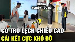 Dở khóc dở cười khi cô và trò CHÊNH LỆCH chiều cao: mọi nỗ lực NGHIÊM TÚC liền thất bại | TÁM TV