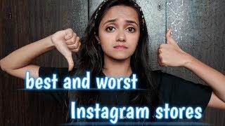 BEST AND WORST INSTAGRAM STORES || HONEST REVIEW ON INSTAGRAM SHOPPING || ANSHIKA SONI |