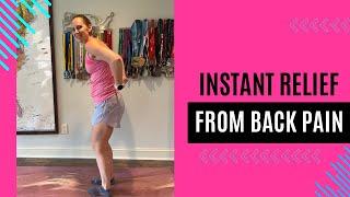 Instant Relief from Back Pain or Stiffness | 4 Easy Exercises