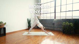20 Minute Energizing Morning Vinyasa Flow | beginner friendly