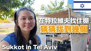 Sukkot in Tel Aviv! How MANY Sukkot can I find?