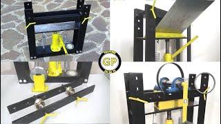 Make a Multifunctional 4 in 1 Hydraulic Press - DIY TOOLS