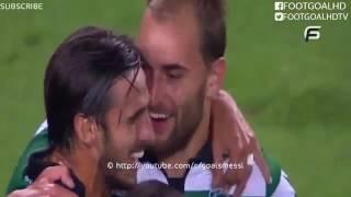 Bas Dost Goal //Sporting vs Legia 2-0 // UCL 27 09 16