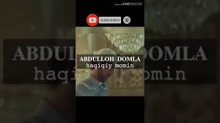 Abdulloh domla haqiqiy moʻmin odam.................