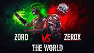 *THE BIGGEST FF BATTLE! ZEROX FF & ZORO FF VS THE WORLD!*