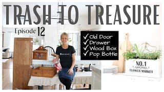 Trash to Treasure Projects ~ Trash to Treasure Episode 12 ~ DIY Decor ~ Repurposed Home Decor