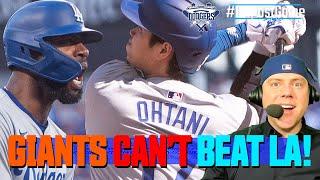 Dodgers Beat Giants in Wild Extra Inning Game! Ohtani Homers, Smith Steps Up!