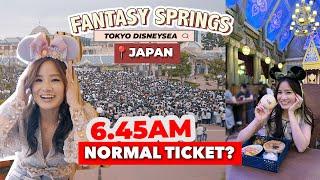 Was it hard? How to get into Fantasy Springs on a NORMAL TICKET | Tokyo Disney Sea