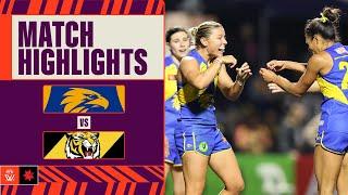 West Coast Eagles v Richmond Highlights | Week One, 2024 | AFLW