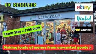 Making loads of money from unwanted goods in Charity shops - UK EBay & Vinted Reseller