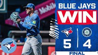 A George Springer Dinger leads Blue Jays to a comeback extra innings victory over the Mariners!