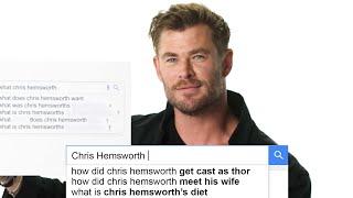 Chris Hemsworth Answers the Web's Most Searched Questions | WIRED