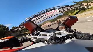 Huge Crash laguna Seca Motorcycle Track Day Yamaha r6