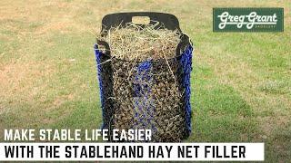 Make Stable Life Easier with the Stablehand Haynet Filler - Greg Grant Saddlery