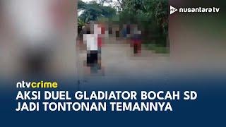 Viral! Duel Ala Gladiator Bocah SD di Tangerang Selatan, Polisi Buru Pelaku | NTV CRIME