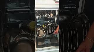 Dishwasher machine, just opened after wash cycle completion | #short #dishwasher #bestdishwasher