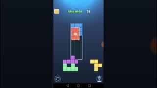 Block Puzzle King Spin Mode Level 74 Walkthrough Solution