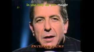 LEONARD COHEN - Ain't no cure for love - Subtitulado bilingüe (inglés - español)