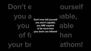 Break free & believe in yourself! #health #fitness #wellness