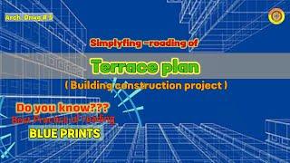 Terrace Plan// Architectural Drawing #vimutti #civilengineering#architecture#blueprint