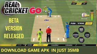  REAL CRICKET GO RELEASED BY NAUTILUS MOBILE , GAME SIZE JUST 35 MB