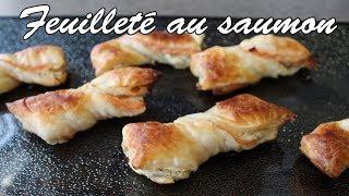 FEUILLETE DE SAUMON FUME ET FROMAGE ET FINES HERBES | RECETTE | APERO