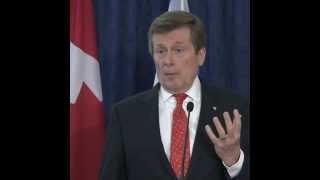 Mayor Tory on the "so called" middle class