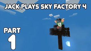 Sky Factory 4 Begins! Jack plays Minecraft: Sky Factory 4 Part 1