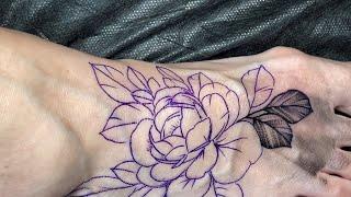 Mastering the Whip Shading Technique for Exquisite Flower Tattoos