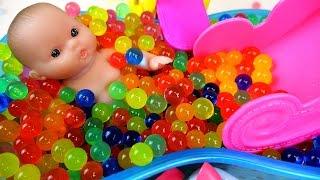 Baby Doll Orbeez Pool and bath surprise toys