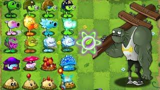 PvZ2 Challenge - Every Plants Power-Up Vs All Gargantuar Zombie - Who Will WIn ?