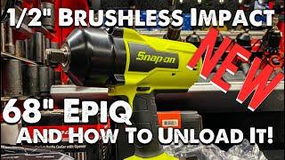 Snap On New 1/2" Brushless Impact and New Auto Focus Light, Plus How To Unload A New Epic Toolbox!