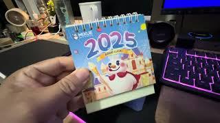 Mixue 2025 Calender, Cute and Small #malaysia #mixue #calender2025 #cute #small #table #icecream