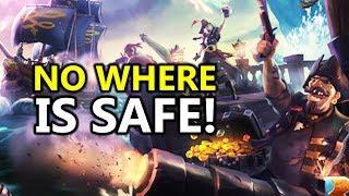  In Sea of Thieves No Where Is Safe - PvP Multiplayer Gameplay