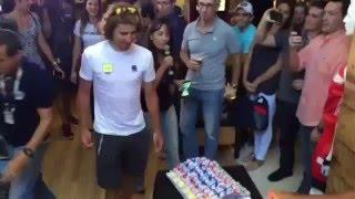 A special birthday cake for Peter Sagan