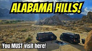 SHE DID NOT KNOW THIS PLACE EXISTED! | Alabama Hills Van Life